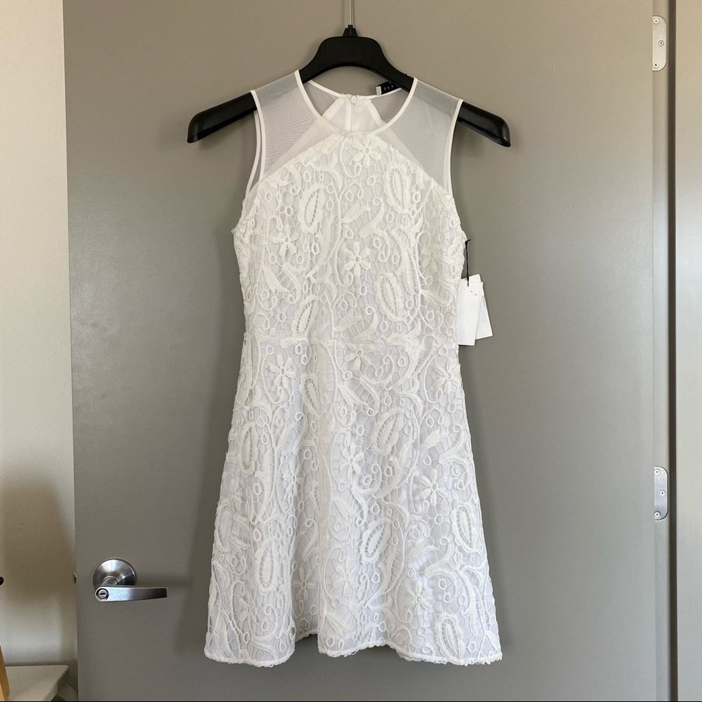 Sandro White Lace Dress
